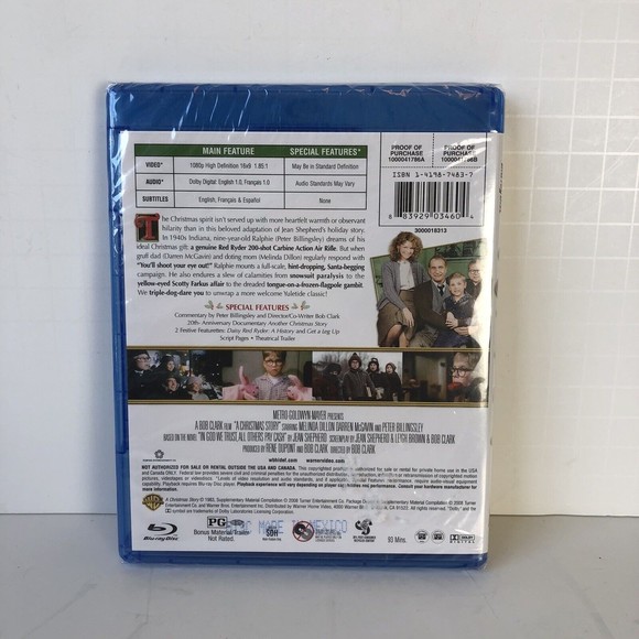 A Christmas Story (Blu-ray, 1983) Brand New Sealed Christmas Movie Classic - Picture 4 of 5